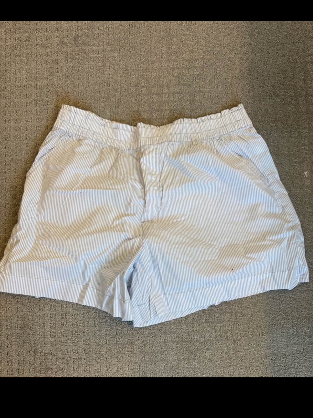 Aerie💚Women’s Blue Pinstripe Pull-On Shorts